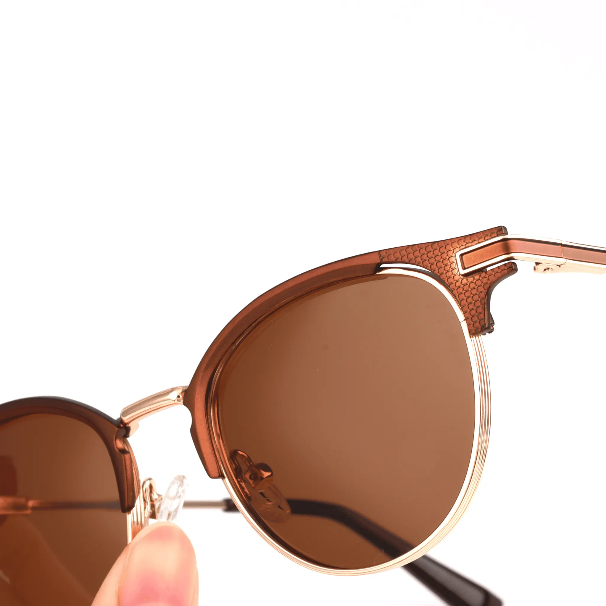 Fabricante de óculos redondos de metal JC-86661 - Joyiris