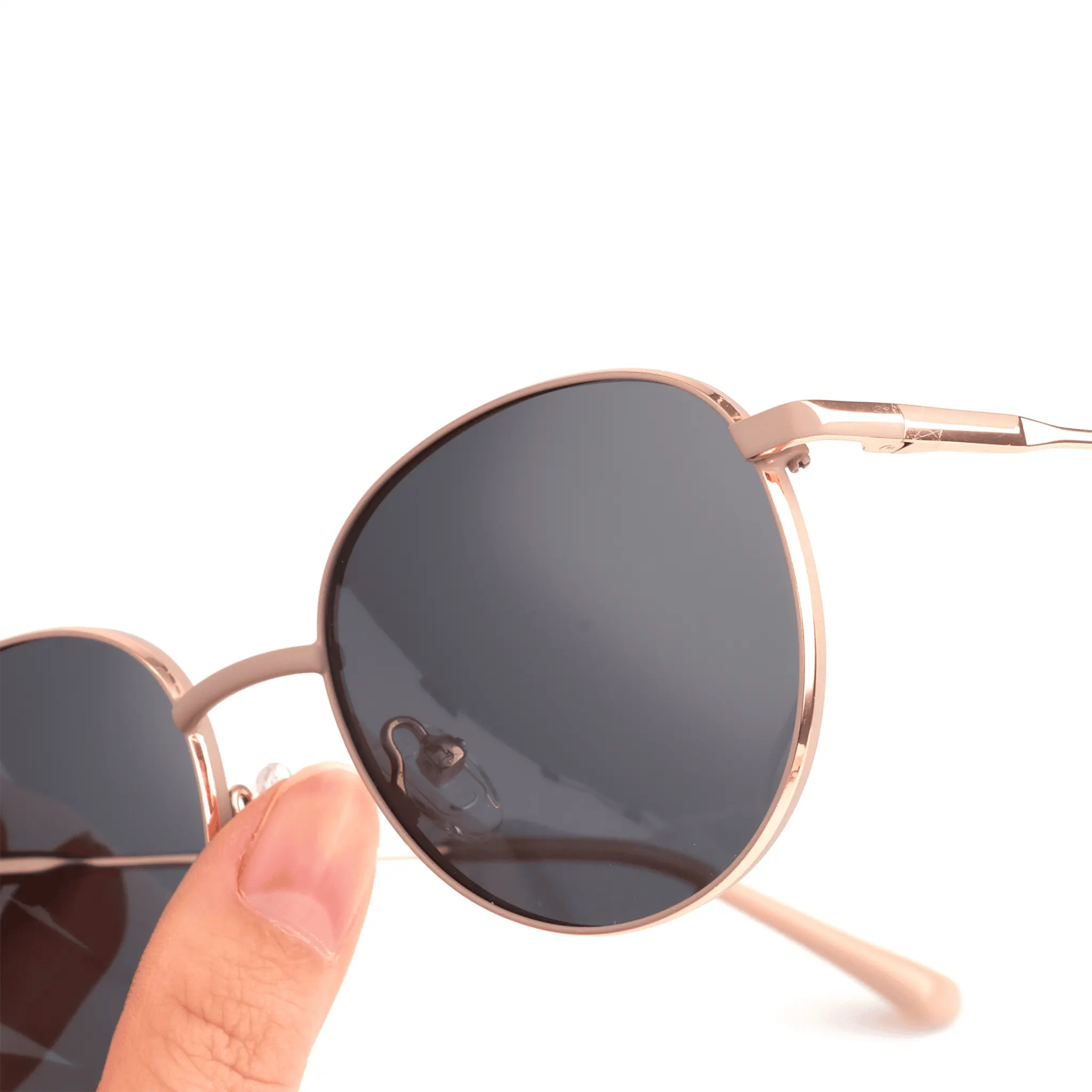 Fabricante de óculos redondos de metal JC-87371 - Joyiris