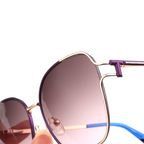 Fabricante de óculos Cat-Eye Metal JC-88641 - Joyiris