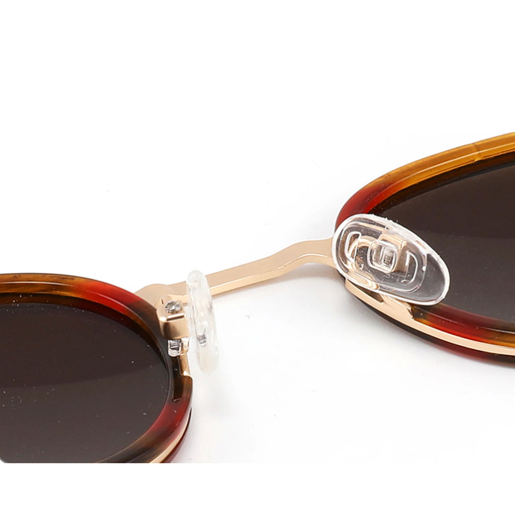 Oval Acetate & Metal Sunglasses JT-GLT8835 - Joyiris Eyewear