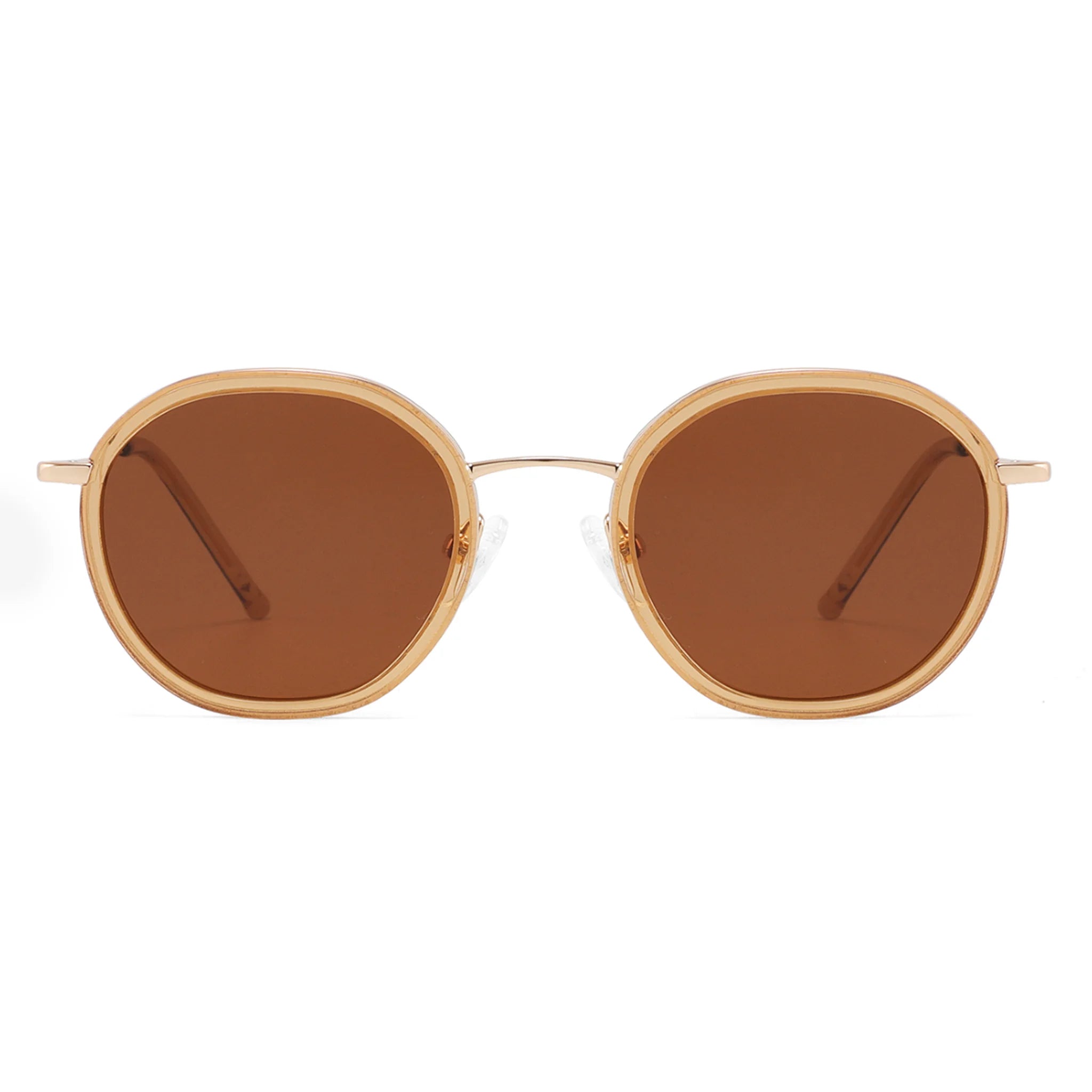 Oval Acetate & Metal Sunglasses JT-GLT8988 - Joyiris Eyewear