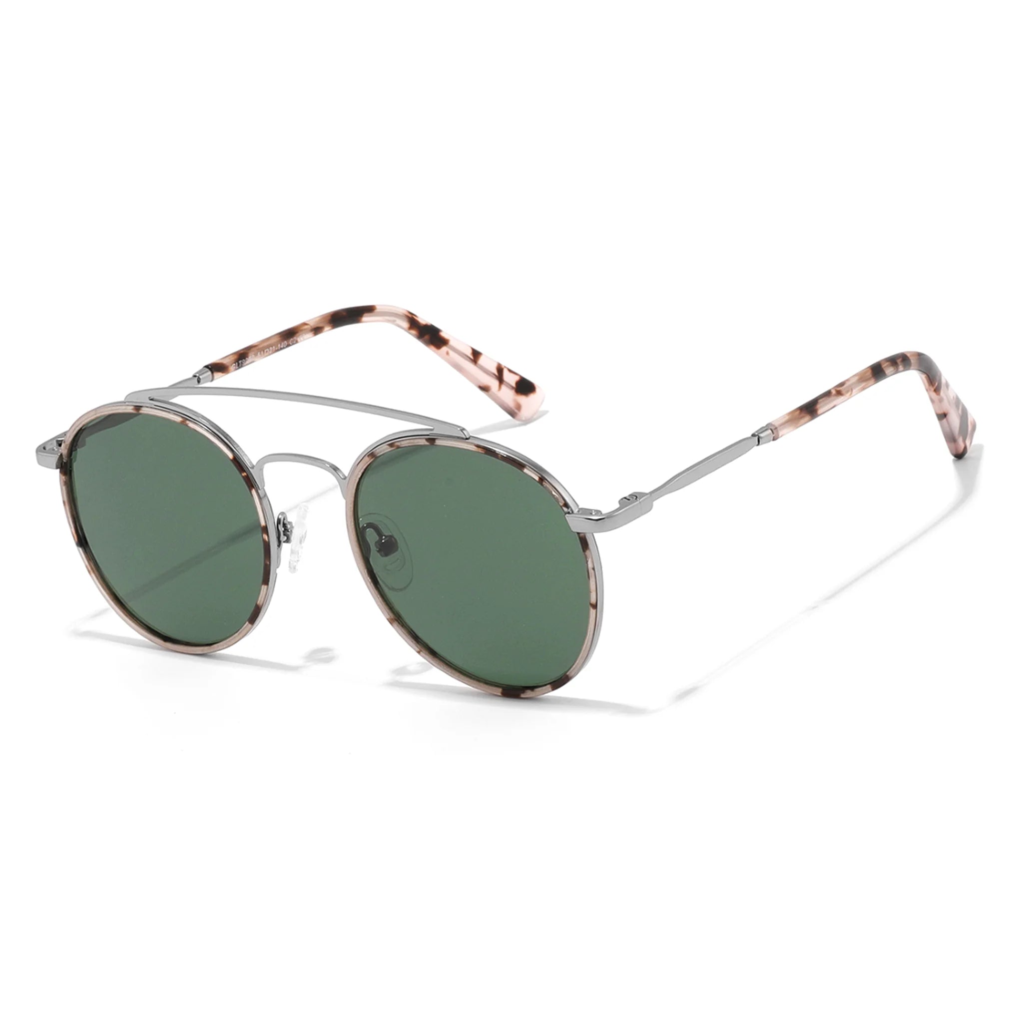 Round Acetate & Metal Sunglasses JT-GLT9050 - Joyiris Eyewear