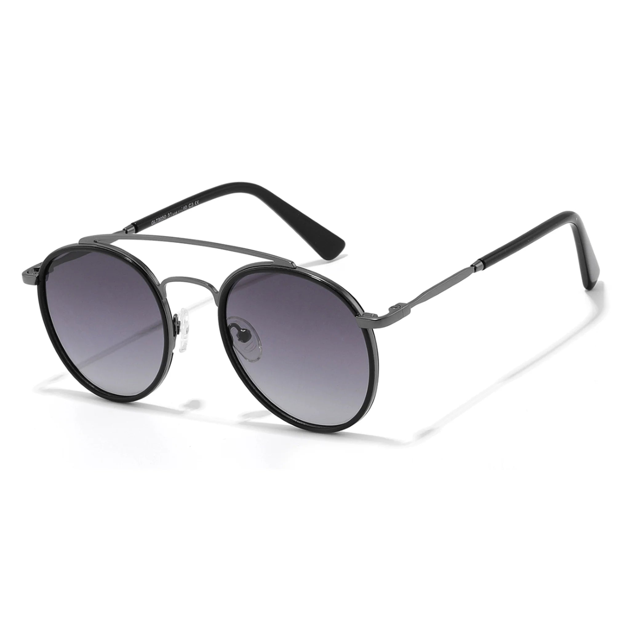 Round Acetate & Metal Sunglasses JT-GLT9050 - Joyiris Eyewear