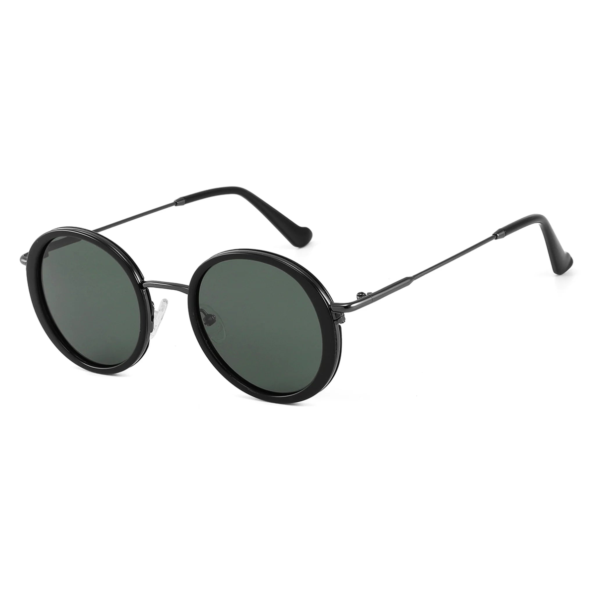 Round Acetate & Metal Sunglasses JT-GLT9090 - Joyiris Eyewear