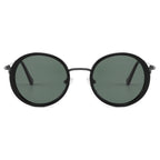 Round Acetate & Metal Sunglasses JT-GLT9090 - Joyiris Eyewear
