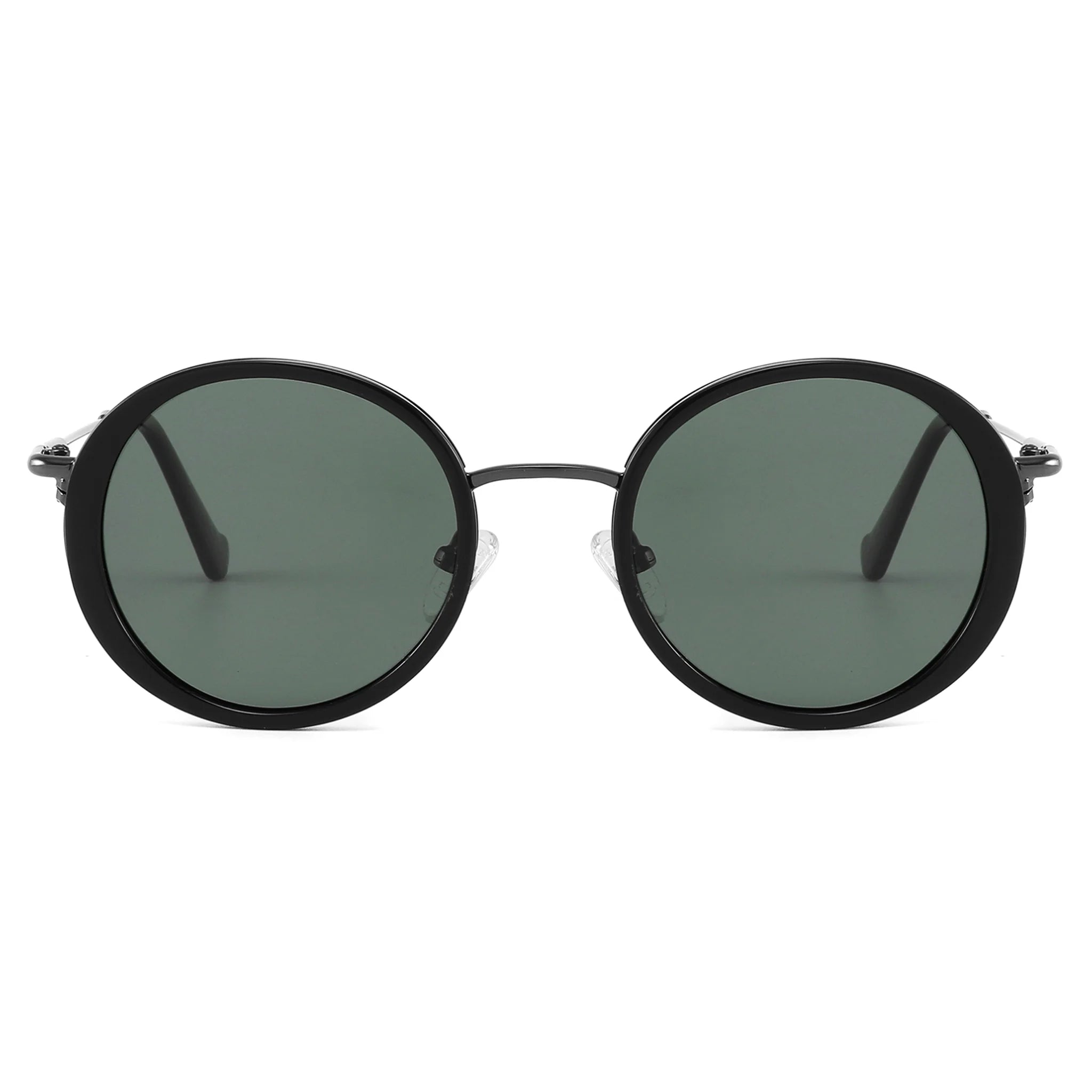 Round Acetate & Metal Sunglasses JT-GLT9090 - Joyiris Eyewear