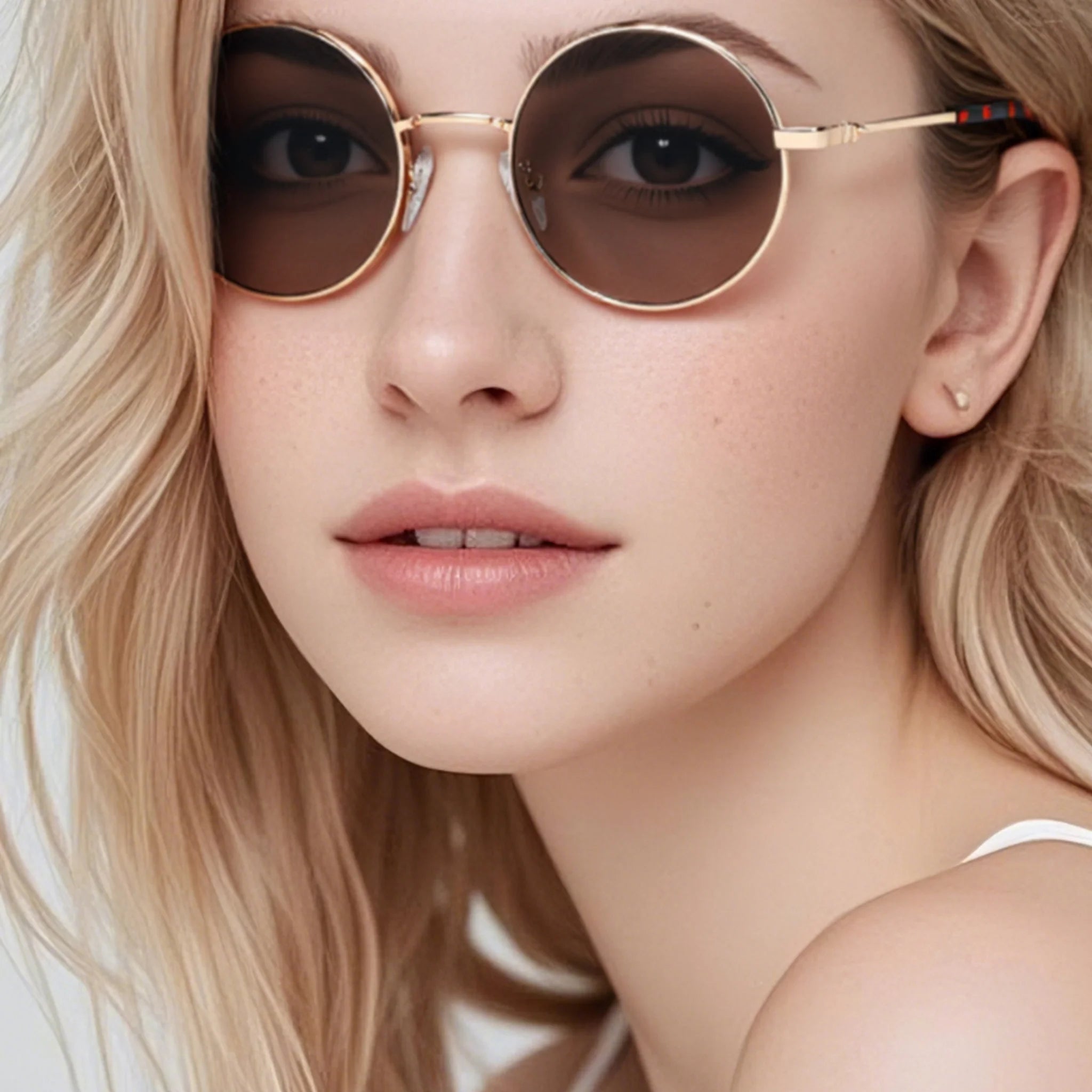 Round Metal Sunglasses JT-GLT9233 - Joyiris Eyewear